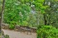 France, picturesque garden of Marqueyssac in Dordogne Royalty Free Stock Photo