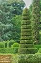 France, picturesque Jardins du Manoir d Eyrignac in Dordogne Royalty Free Stock Photo