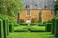 France, picturesque Jardins du Manoir d Eyrignac in Dordogne Royalty Free Stock Photo