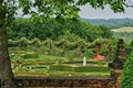 France, picturesque Jardins du Manoir d Eyrignac in Dordogne Royalty Free Stock Photo