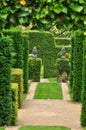 France, picturesque Jardins du Manoir d Eyrignac in Dordogne Royalty Free Stock Photo