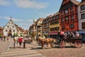 France, picturesque old city of Obernai