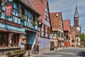 France, picturesque old village of Orschwiller Royalty Free Stock Photo