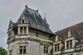 France, renaissance castle of Puyguilhem in Dordogne Royalty Free Stock Photo