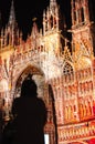 France Rouen: the gothic cathedral of Rouen