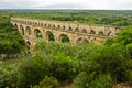 France's Ancient Pont du Gard Royalty Free Stock Photo