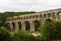 France's Pont du Gard Royalty Free Stock Photo