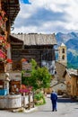 France. Saint Veran. The village of Saint-VÃÂ©ran