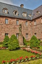 France, Sainte Odile monastery in Ottrott in Alsace Royalty Free Stock Photo