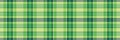 France seamless background tartan, sparse pattern vector plaid. Minimal texture textile fabric check in green and light colors