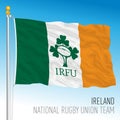 Rugby Federation of Ireland flag, illustration