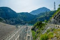 France. Serre Poncon. Serre-Poncon lake. Barrage. EDF power station