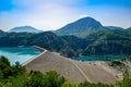 France. Serre Poncon. Serre-Poncon lake. Barrage. EDF power station