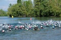 France, a triathlon in Verneuil sur Seine