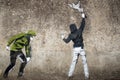 France, urban graffiti for freedom