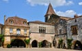 France, village of Monpazier in Perigord Royalty Free Stock Photo