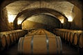 France Wine Cellar Royalty Free Stock Photo