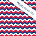 France zig zag background of happy bastille day vector design Royalty Free Stock Photo