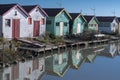 France, ÃÅ½le d`OlÃÂ©ron, popular tourist destination, French oyster farming sites Royalty Free Stock Photo