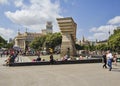 Francesc Macia Monument in Barcelona