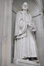 Francesco Guicciardini (Florence, March 6, 1483-Sculpture Florence Italy was a Florentine writer, Royalty Free Stock Photo