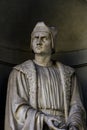 Francesco Guicciardini statue Royalty Free Stock Photo