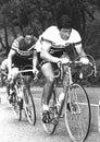 Francesco Moser at the Cycling Tour of Italy Royalty Free Stock Photo