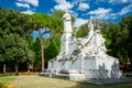 Francesco Petrarca Monument in Arezzo Royalty Free Stock Photo