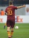 Francesco Totti from behind Royalty Free Stock Photo