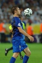 Francesco Totti in action during the match