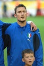 Francesco Totti before the match