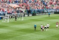 Francesco Totti taking a penalty kick