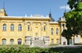 Secheni Bathhouse is the largest bath complex in Budapest and Europe. Medical bath of Secheni. There are different types of Royalty Free Stock Photo