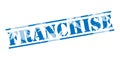 Franchise blue stamp