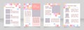 Franchising promotion blank brochure layout design. Business development. Vertical poster template set with empty copy space for