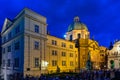 Francis Of Assisi Church Charles Bridge Prague in Czech Republic