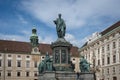 Francis II Statue by Pompeo Marchesi, 1846, at Hofburg Palace Inner Court - Vienna, Austria Royalty Free Stock Photo