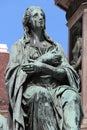 francis IInd monument in the court of the imperial palace (hofburg) in vienna (austria)