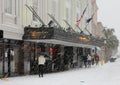 Francis Marion Hotel in the Snowstorm of 2018