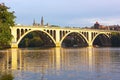 Francis Scott Key Bridge in Washington DC, USA Royalty Free Stock Photo