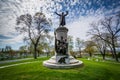 The Francis Scott Key Burial Site at Mount Olivet Cemetery in Fr Royalty Free Stock Photo
