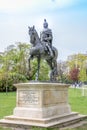 Francis I Monument in the Burggarten in Spring in Vienna, Austria