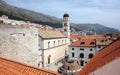 Franciscan Church and Big Onofrio fountain, Dubrovnik Royalty Free Stock Photo