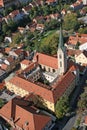 Franciscan Church of St. Francis of Assisi on Kaptol in Zagreb