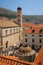 Franciscan monastery and Fountain of Onofrio. Dubrovnik. Croatia
