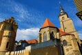 The Franciscan monastery in Pilsen, old architecture, Pilsen, Czech Republic Royalty Free Stock Photo