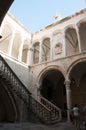 Franciscan Monastery Stairway in Dubrovnik, Croatia