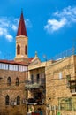 The Franciscan Terra Sancta Church in Akko Royalty Free Stock Photo