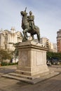 Franco statue , Spain Royalty Free Stock Photo