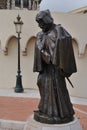 Francois Grimaldi statue in front of the Prince Palace in Monaco Royalty Free Stock Photo